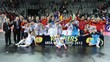 La Spagna celebra la vittoria dopo aver vinto la finale UEFA Futsal EURO 2012 contro la Russia